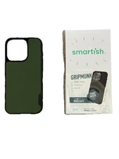 Smartish Gripmunk Case for Apple iPhone 15 Pro -Green/Black