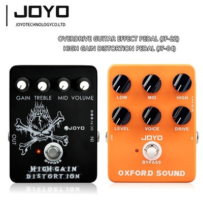 JOYO Overdrive Guitar Effect Pedal (JF-22) High Gain Distortion Pedal (JF-04)