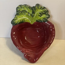Pier 1 Mini Beet Shaped Serving Dish