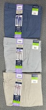 Kenneth Cole Men  s Lot of 3 Blue, Gray  Tan Techni-Cole Dress Pants 30x34 NWT