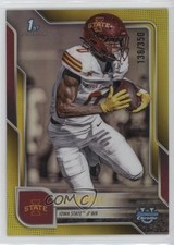 2025 Bowman U Chrome Yellow Refractor 138/350 Chase Sowell #123 05ja