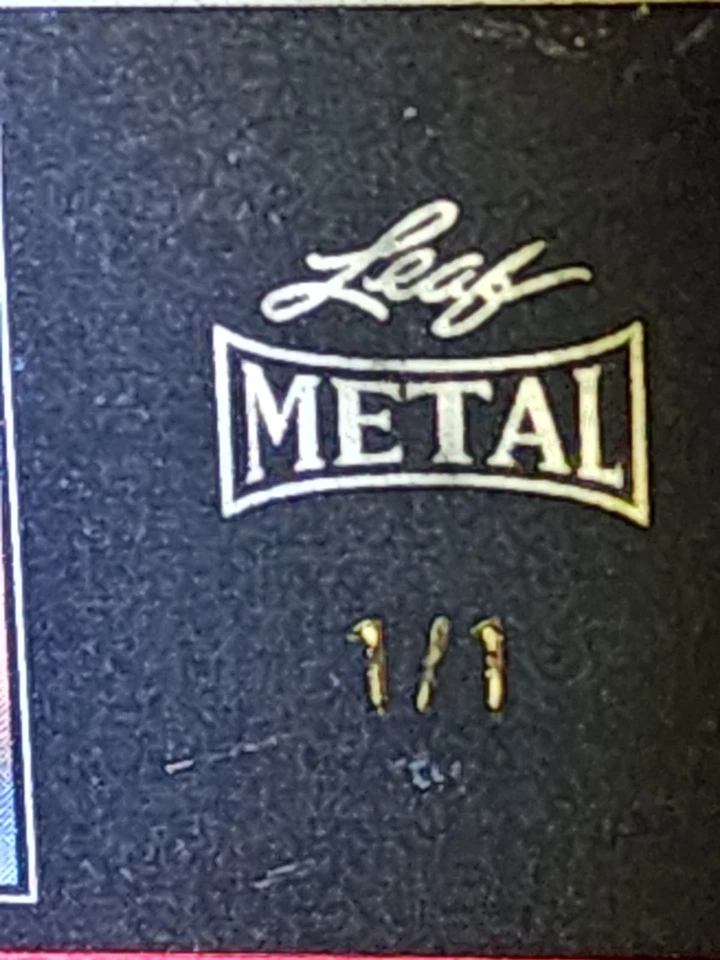 Leaf Metal Matt Nokes Shattered Glass Galaxy Auto 1/1 - Image 3 of 3