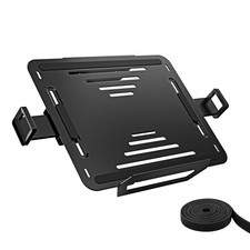 Adjustable Laptop Tray for Monitor Arm  Stand, Universal VESA Mount Laptop H...
