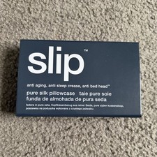 Slip Pure Silk Pillowcase Silver Rectangular Solid Color In Box