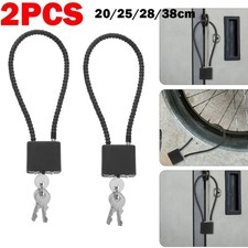 2PCS Steel Wire Combination Lock Padlock Steel Cable Anti-Theft Cabinet Lock New