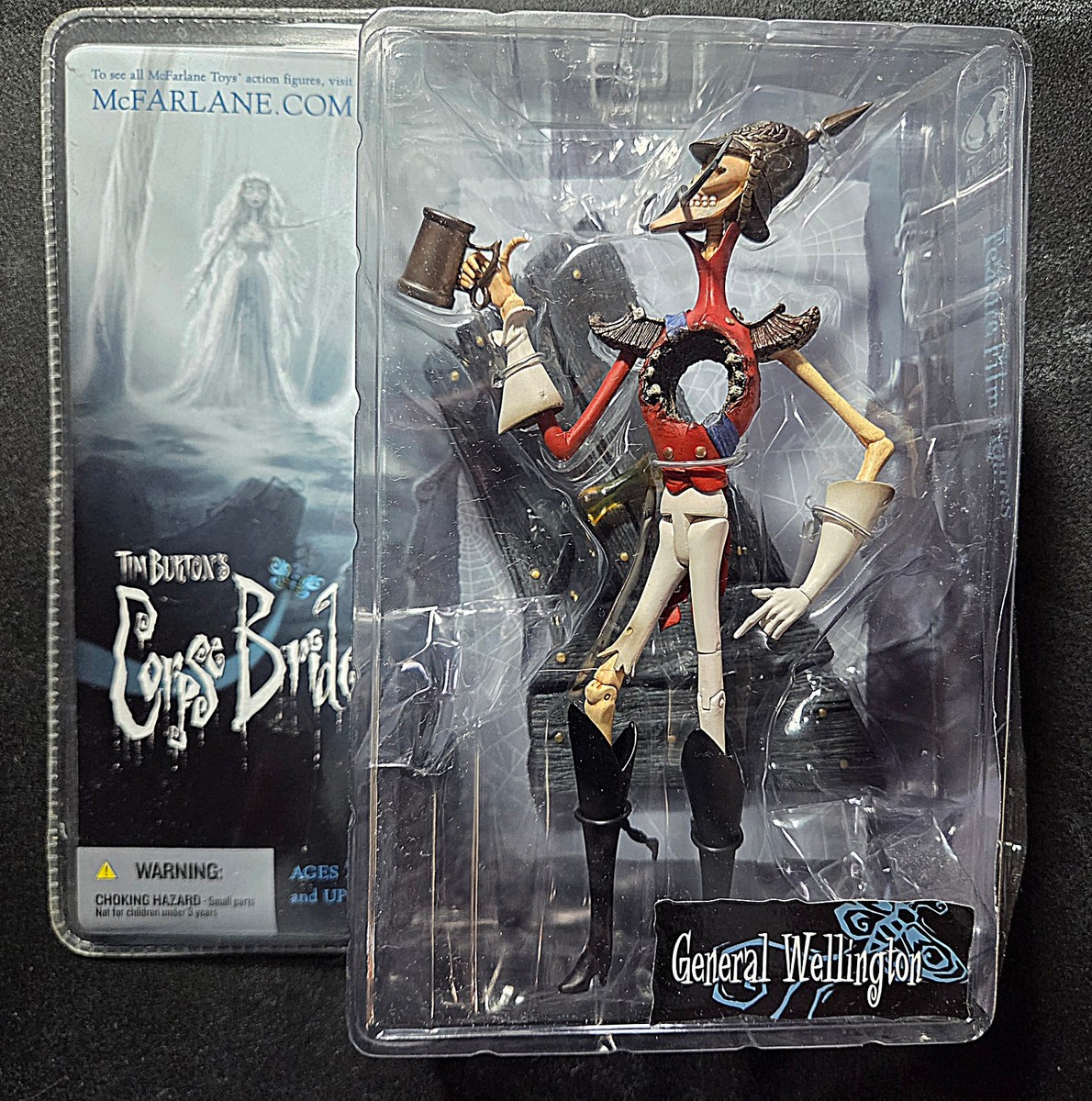未開封新品 マクファーレントイズ コープスブライド ウェリントン将軍 フィギュア Corpse Bride General Wellington Action Figure Series 1 McFarlane