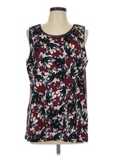 Simply Vera Vera Wang Women Red Casual Dress L