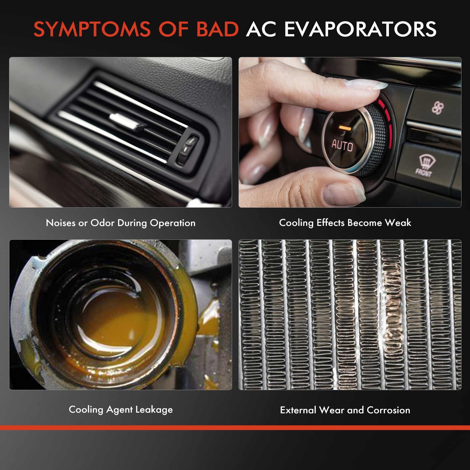Aluminum A/C Evaporator Core for Acura NSX 1993-2005 V6 3.0L V6 3.2L Serpentine