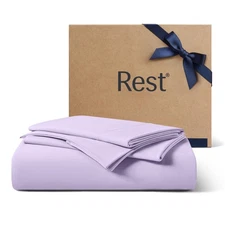 ® Evercool®+ Starter Sheet Set, King, Lavender, Breathable Bed Sheets for Hot...