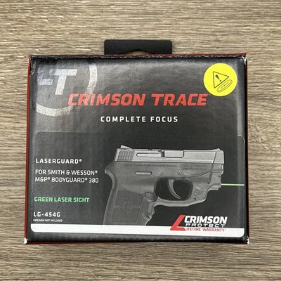 (DS) CRIMSON TRACE LG-454G GREEN LASERGUARD SMITH & WESSON M&P BODYGUARD .380