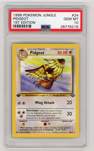 Pidgeot (1st Edition) graded PSA 10 for sale on eBay