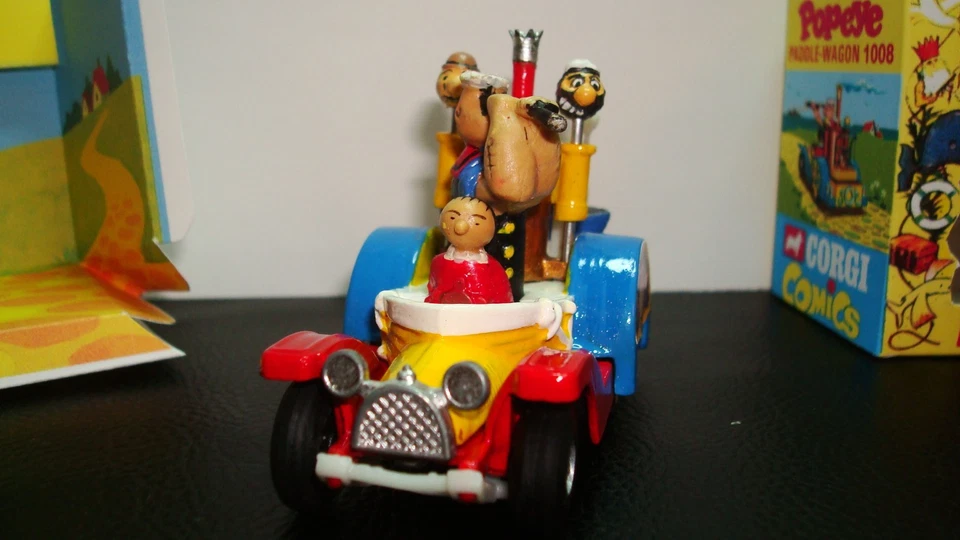 Vintage  Original Corgi Juniors  #1008 - Popeye Paddle- Wagon. CUSTOMIZED!!!! - Image 4 of 4