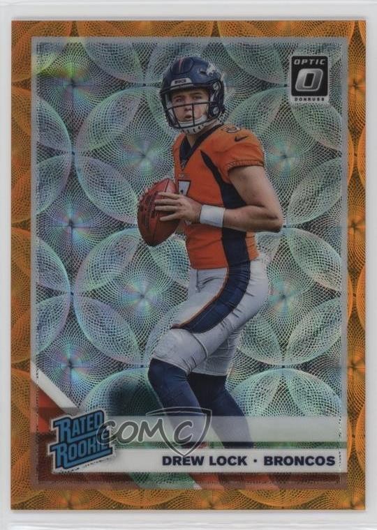 2019 Panini Donruss Optic Rated Rookie Orange Scope Prizm 27/79 Drew Lock k5j