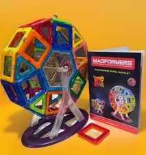 Magformers Magnets Carnival Set 90 complete with 42 of 46 Pieces Building READ