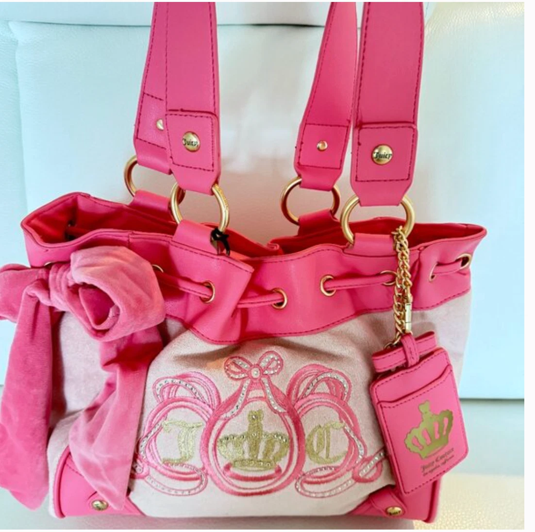Juicy Couture 刺绣单肩包女| eBay