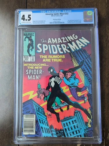 AMAZING SPIDER-MAN #252 - FIRST BLACK SUIT - CGC 4.5 - EMERGENCY LIQUIDATION SAL