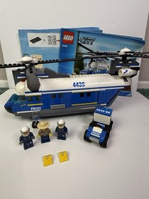 Lego City: Heavy-Lift Helicopter (4439) 100% Complete W/Instructions Minifigs