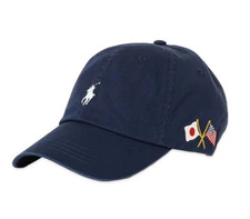 POLO RALPH LAUREN BEAMS CLASSIC SPORT CAP Navy One Size Logo embroidery Japan
