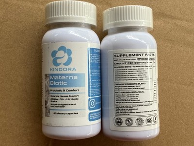 2 pack KINDORA Materna Biotic  for Women 60 Capsules  Exp 07/2027