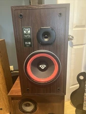 Vintage Cerwin Vega VS-80 Bookshelf Speakers Made In USA Tested Working Great