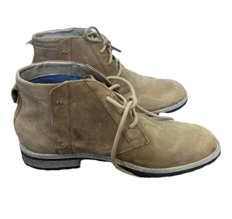 Mark Nason Los Angeles Mens Tan Suede Leather Chelsea Lug Sole Boots 11.5 Mark nason chelsea boots - Gem main image 4