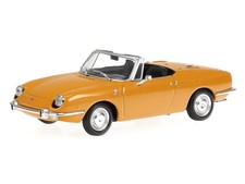 Fiat 850 Sport Spider 1968 yellow diecast modelcar 940121230 Maxichamps 1:43