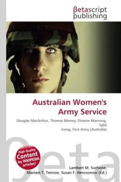 Lambert M. Surhone (U. A.) | Australian Women's Army Service | Taschenbuch-image