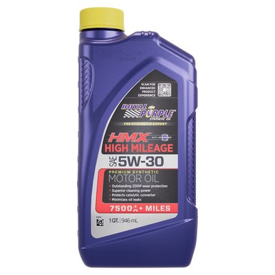 High Mileage Motor Oil 5W 30 1 Quart