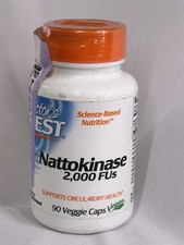 Doctor's Best Best Nattokinase, 2,000 FU Supplement - Exp 10/26