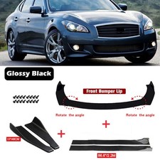 Front Bumper Lip Splitter Spoilerside Skirts Body Kit For Infiniti G35 Sedan