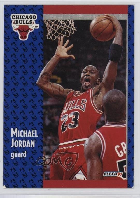 1991-92 Fleer Michael Jordan #29 HOF 1ez1