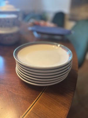Vintage Pfaltzgraff Juniper Bread Desert Plate Set of 2 Stoneware
