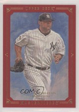 2008 Upper Deck Masterpieces Red Paper Framed Joba Chamberlain #64 3xy