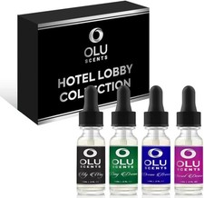 4-pk Hotel Diffuser Oil, Hotel Lobby Collection 15 Ml Hotel Scents, Waterless
