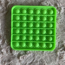 Lime Green Push Pop it Dots Bubble Fidget Toy for Autism Stress Anxiety