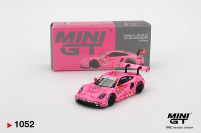 MINI GT 1052 Porsche 911 GT3 R #77 2024 IMSA Road America AO