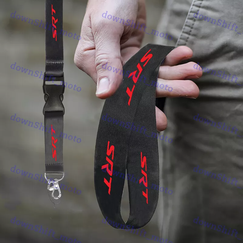 Au Tomotive For Dodge SRT Car Neck Strap Lanyard Keyring Key Chain Cellphone RED