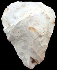 Neandertaler Faustkeil Biface  "Le Moustérien à petits bifaces dominants"  W35-3