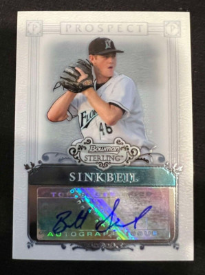 BRETT SINKBEIL 2006 Bowman Sterling Prospects #BSP-BS1 Rookie Card RC AUTO
