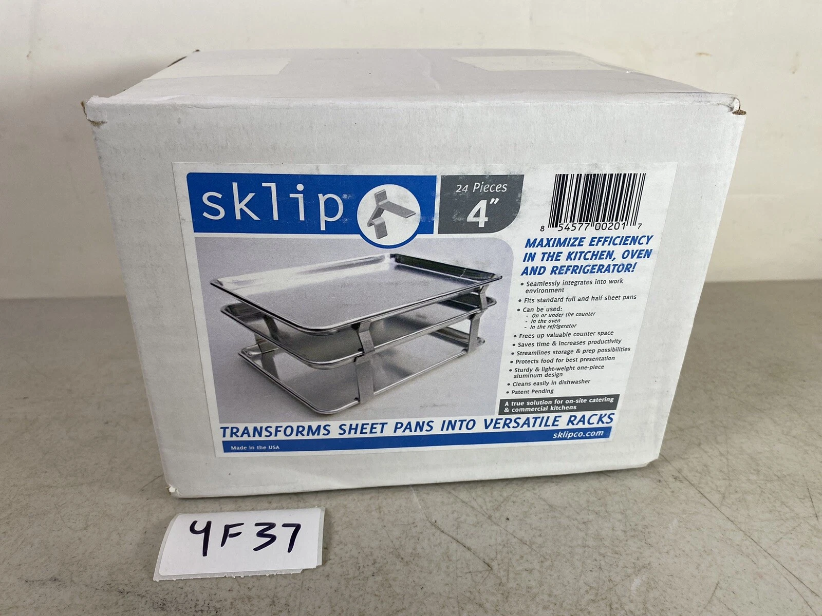 NEW PRO 95198 Sklip baking Sheet Pan Rack 24 4” spacer stacker catering 4F37