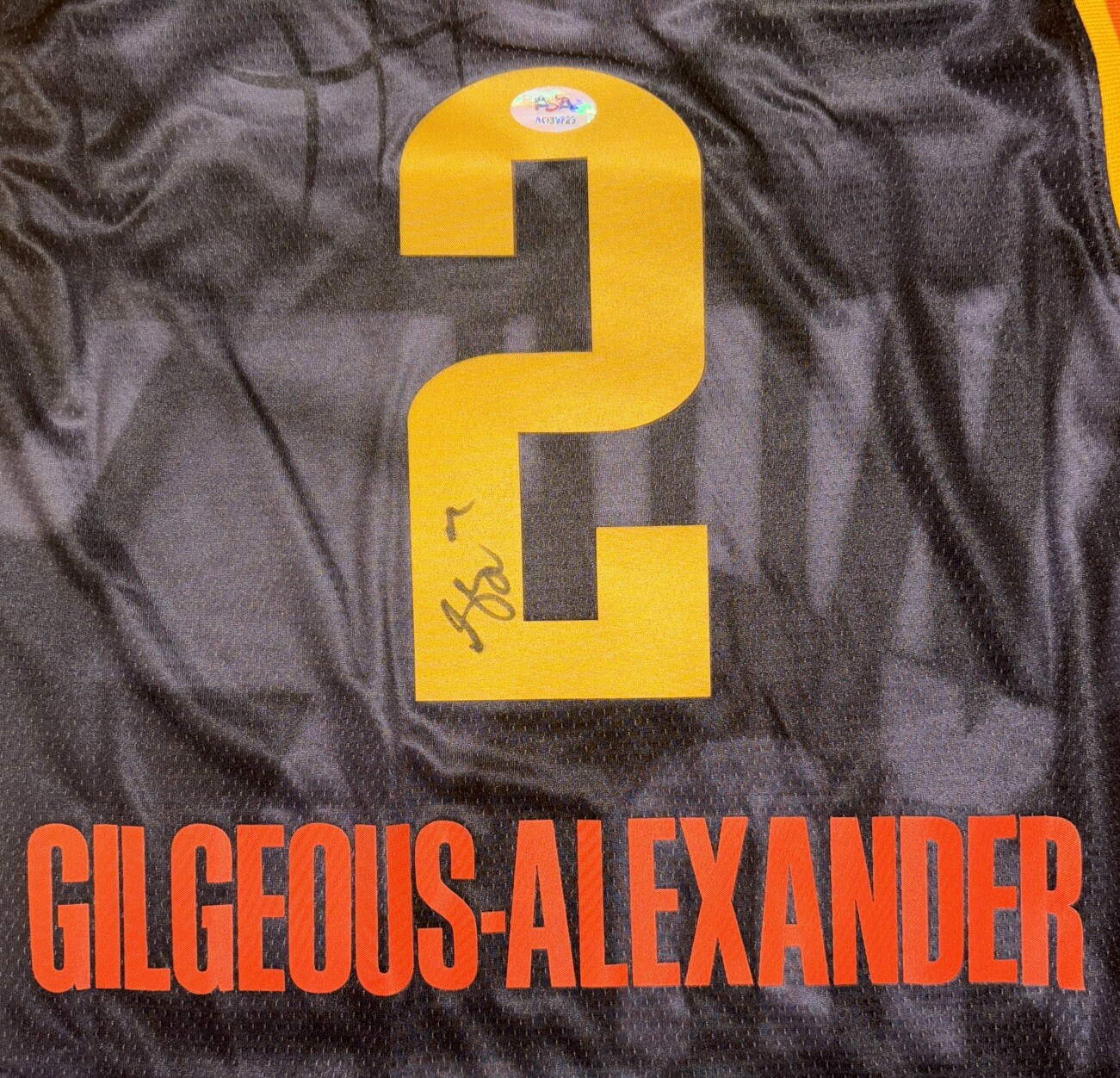 Shai Gilgeous-Alexander Autographed Signed Oklahoma City Thunder Oklahoma City Thunde Jersey PSA/DNA COA 