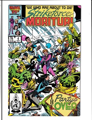 Strikeforce: Morituri #4 (1987) Marvel Comics