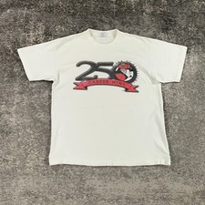 Vintage Tom Osborne Shirt Mens XL White 250 Wins 90s Made In USA Single Stitch