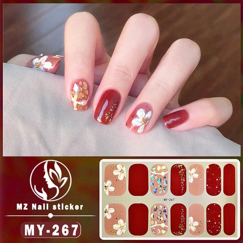 Nagelaufkleber-Set In Standardgröße Für Maniküre Nagellack Selbstklebende ↑ - Picture 30 of 34