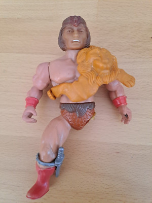 Vintage 1982 Remco Conan The Barbarian Warrior Action Figur ohne linkes Bein