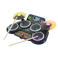 NIB NEW VTech Kidi Star Drum Pad, 80-572600 (30) Music Tracks, Bluetooth, Light