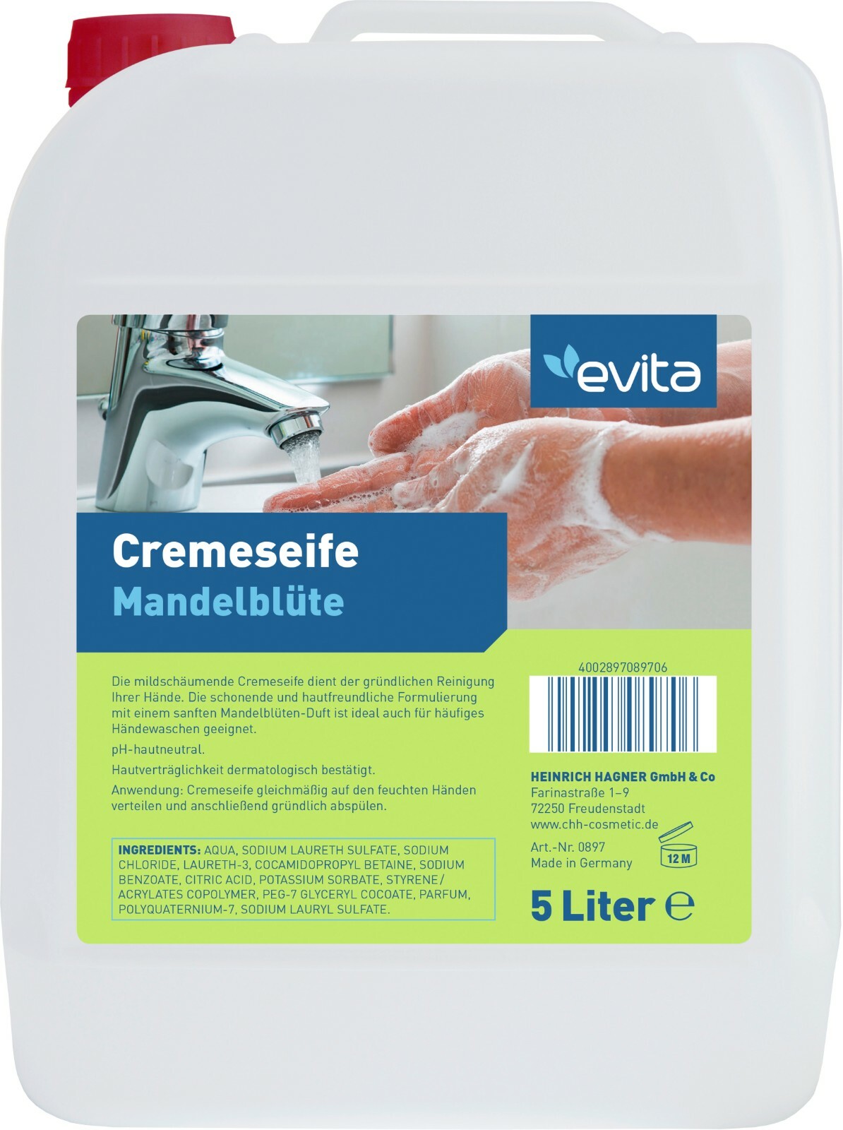 evita Cremeseife Mandelblüte 5 L