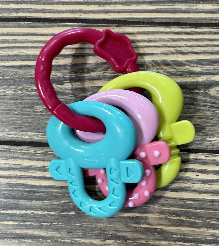Bright Starts Licencia para Babear Mordedor Rosa Azul Verde Mordedor de Bebé Juguete Foto 3 de 3