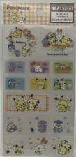 Foglio Adesivo Poke Peace Pokémon - Design Carino - Made in Japan - Autentico e Nuovo