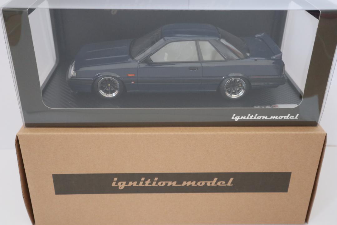 ignition model IG0995 1/18 Nissan Skyline GTS-R (R31) Blue Black 